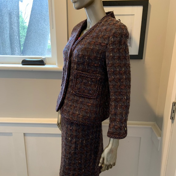 Chanel Classic Boucle Skirt Suit Jacket 38 Bust 40 - Picture 10 of 16